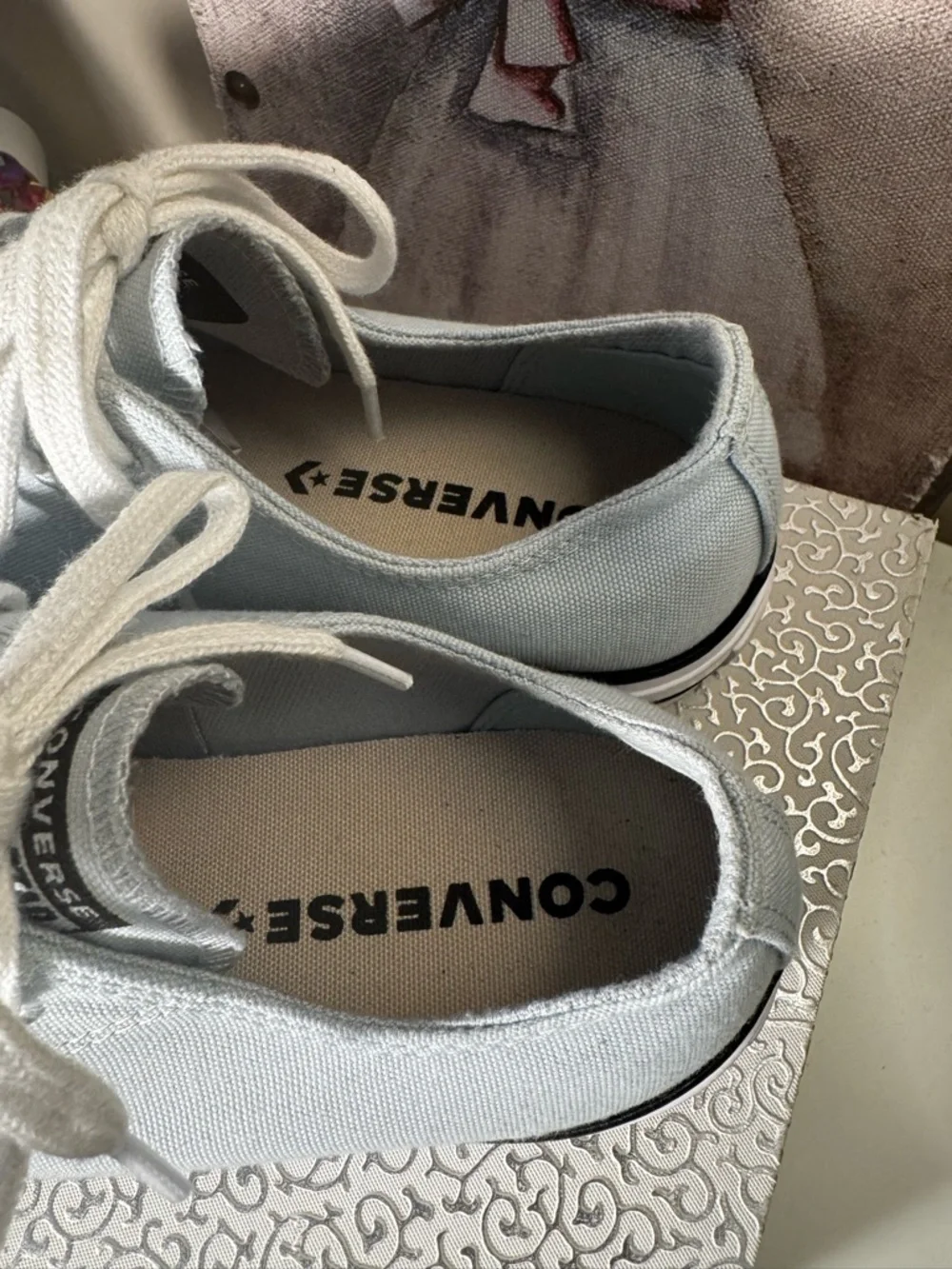 Converse All Stars Renew Canvas Low-Top Light Blue Sneakers